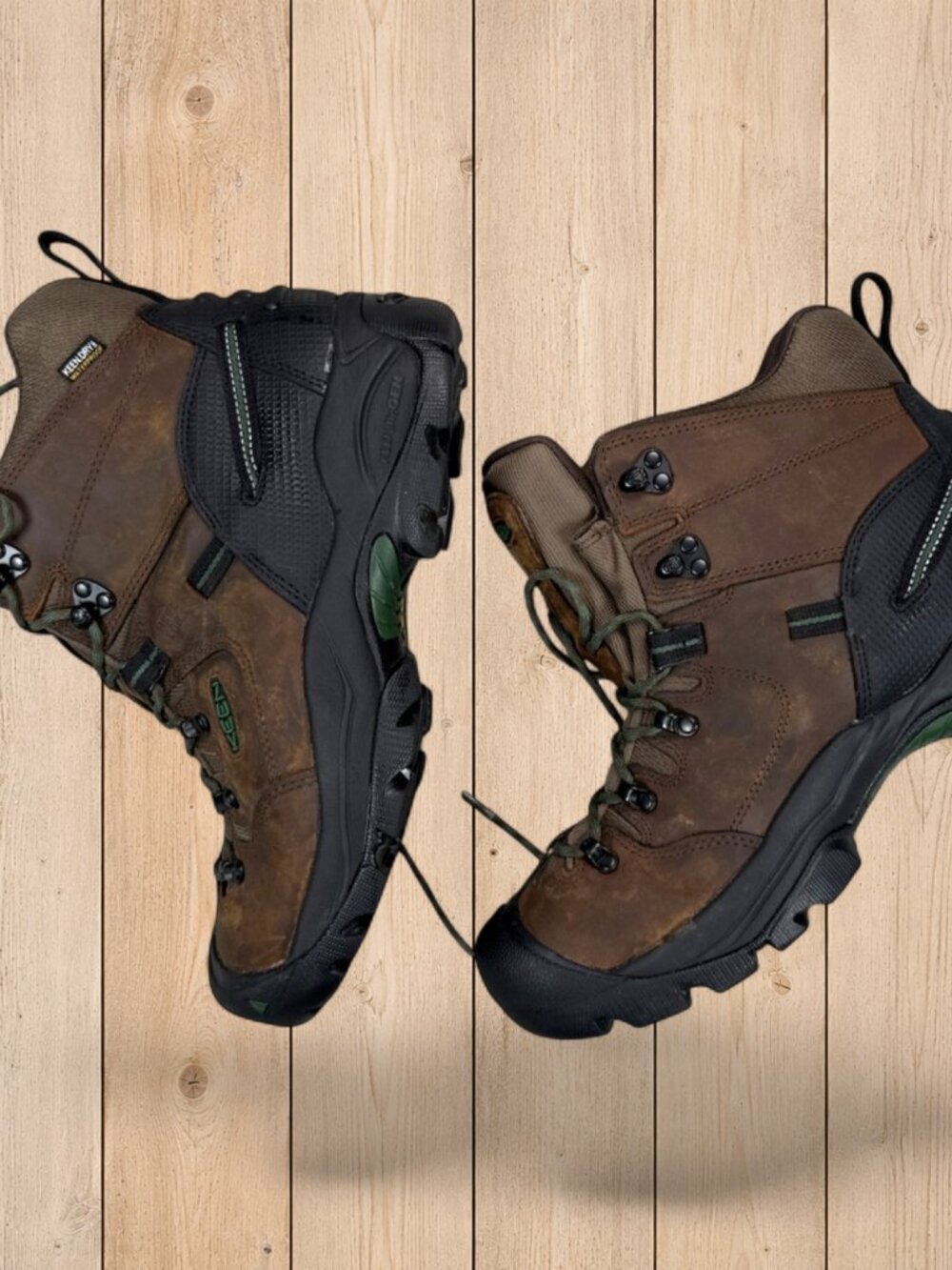 KEEN Utility Lansing Waterproof Boot Men's 12EE Wide Brown EH Rated